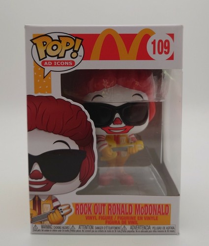 McDonalds - Rock Out Ronald McDonald 109 - Funko Pop! Vinyl Figure NEW✅