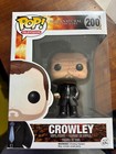 Funko POP!: Supernatural Crowley #200 (Blood Splatter Metallic) With Protector.