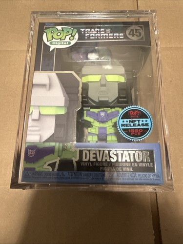 Funko Digital Transformers Devastator Pop #45 1550 Pieces w/ Hard Armor