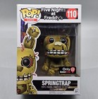 Springtrap Flocked #110 ~ Funko Pop Five Nights at Freddys in Protector (Damage)