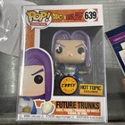 Funko Pop! DragonBall Z Future Trunks #639 Chase Metallic Hot Topic w/PROTECTOR