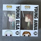 Disney Young Elsa and Anna Funko Pops new in box 588 589 collectable frozen