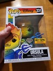 Funko Pop Disney Little Mermaid Ursula PRIDE RAINBOW #231 HOT TOPIC DIAMOND READ
