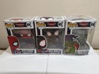 Funko Pop! #402 Miles Morales #404 Peter Parker #408 Green Goblin Spider-Man