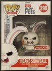 Funko Pop The Secret Life of Pets Insane Snowball #298 Target Exclusive!