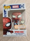 Funko Pop! Marvel Spider-Man Glitter #593 Diamond Special Edition Box Lunch