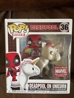 Funko Pop! Rides: Marvel Deadpool On Unicorn #36 Collector Corps Exclusive