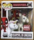 Funko POP! Rides Marvel Deadpool On Unicorn #36 Collector Corps NEW IN BOX