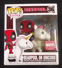 FUNKO POP! DEADPOOL, DEADPOOL ON UNICORN MARVEL COLLECTOR CORPS EXCLUSIVE #36