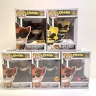 Funko Pop - Crash Bandicoot 273 & 275 Dr Neo 276 *FREE PROTECTOR* CHASE FLOCKED