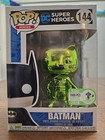 Funko Pop DC Batman Chrome Green #144 (2018 Emerald City ECCC Sticker) LE 1500