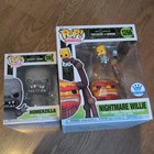 Funko Pop! TV Simpsons Treehouse of Horror Nightmare Willie 1266 Homerzilla 1263