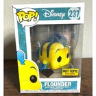 Little Mermaid Flounder #237 Disney Vinyl Funko Pop Hot Topic Exclusive Sparkles