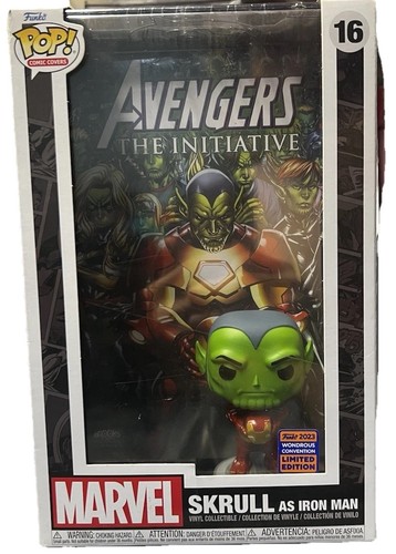 Funko Pop Comic Covers Marvel 16 Skrull As Iron Man 2023 Wondrous Convention