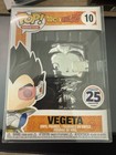 Funko Pop Dragon Ball Z Chrome Vegeta 10 Celebrating 25 Years of Fun + Protector