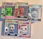 5 Nightmare Before Christmas Bitty Pops Funko Toys Santa Jack Skellington Mayor
