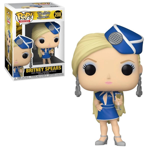 Funko Pop! Rocks: Britney Spears - Toxic Stewardess Vinyl Figure #208 #52033