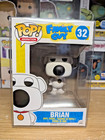 Funko POP! Animation Family Guy Brian #32 Brian Griffin w/Pop Protector