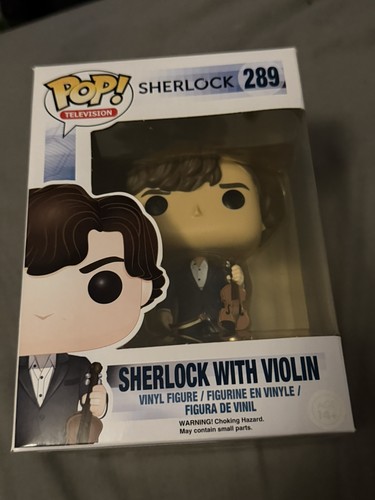 Funko Pop! Sherlock - Sherlock with Violin #289 Vaulted!
