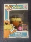 Funko Pop Dr. Seuss Lorax Flocked Summer Convention Exclusive 2017 #11