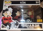 Funko Pop! Rides Cruella In Car Hot Topic Exclusive #61 Villians