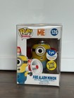 Funko Pop! Despicable Me - Fire Alarm Minion #126w/Free Protector GLOW FYE EXCLU