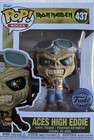 funko pop vinyl, rocks iron maiden aces high eddie no.437