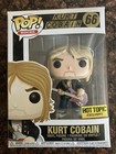FUNKO POP! KURT COBAIN VINYL FIGURE #66 NIRVANA HOT TOPIC EXCLUSIVE