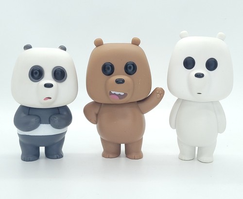 Funko Pop! We Bare Bears Grizz 549 Panda 550 Ice Bear 551 No Box Cartoon Network