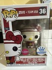 Hello Kitty Team USA #36 Funko Shop Gold Medal Flocked Exclusive LE Pop 4000