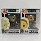 Funko Pop! Rick and Morty. Space Suit Morty #690 And Space Suit Rick #689