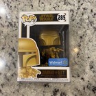 Jango Fett Funko Pop #285 Star Wars Gold Edition Walmart Pop Protector Fast Ship