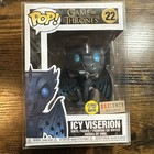 FUNKO POP GAME OF THRONES ICY VISERION GLOWS DARK BOX LUNCH EXCLUSIVE #22 W/CASE