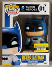 Retro Batman Funko POP! Heroes #01 Entertainment Earth Exclusive