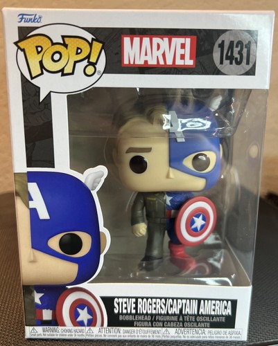 Funko Pop Marvel - Split Steve Rogers / Captain America - Vinyl Figure - #1431