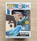 Funko Pop Demon Slayer Tanjiro Kamado Dragon GITD #873 + Free Protector