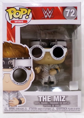 Funko Pop! 2019 WWE 72 The Miz Wrestling Vinyl Figure New Cuz I'm Awesome