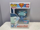 Funko Pop Heroes Superman (Blue) Fall Convention Exclusive 2021 #419 w/Protector
