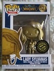 Blizzcon 2019 Golden Lady Sylvanas Timewalkers figure from Funko Pop #521