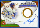 2024 Topps Pristine Christian Yelich Gold Popular Demand Autograph Relic 44/50