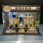 Funko Pop! R2-D2 & R5-D4 Vinyl Figures Star Wars 2023 Galactic Convention