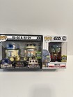 Funko Pops Star Wars R2-D2 & R5-D4 And Watto Galactic Convention