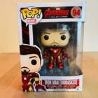 Funko Pop Avengers Age of Ultron - Iron Man [Unmasked] - Vinyl Figure- #94
