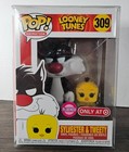 Funko Pop Looney Tunes SYLVESTER & TWEETY 309 Target Exclusive Flocked protector