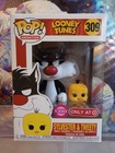 Funko Pop! Looney Tunes Sylvester & Tweety #309 Flocked Exclusive W/ Protector