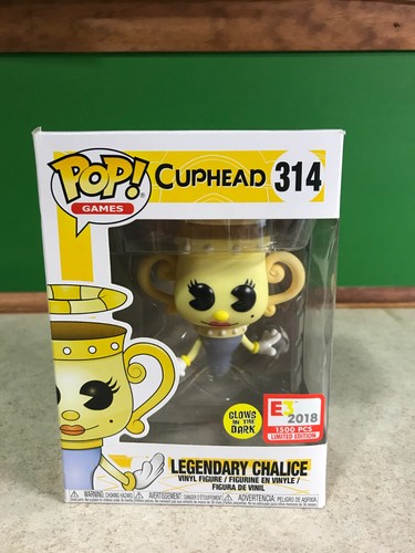 Funko POP! Games Cuphead Legendary Chalice Glows in Dark E3 2018 1500Pcs 314