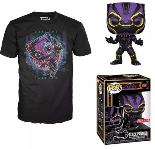 Black Panther #891 - Black Panther Pop! & Tee [Blacklight] [Target Exclusive Lg