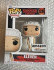 Funko Pop Stranger Things #1248 Eleven, Amazon Excl Free Shipping/Pop Protector