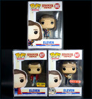 2019 Eleven Stranger Things Funko POP Figures Exclusives New in Protectors