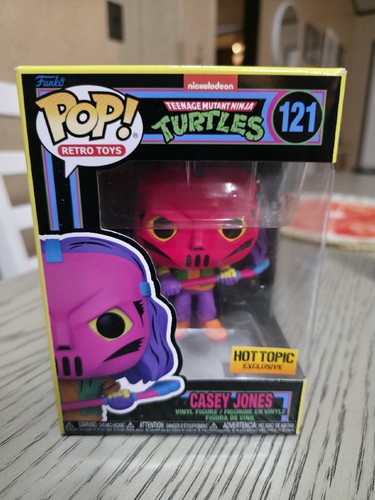 Funko Pop! Teenage Mutant Ninja Turtles (Blacklight) Casey Jones #121 FREE SHIP